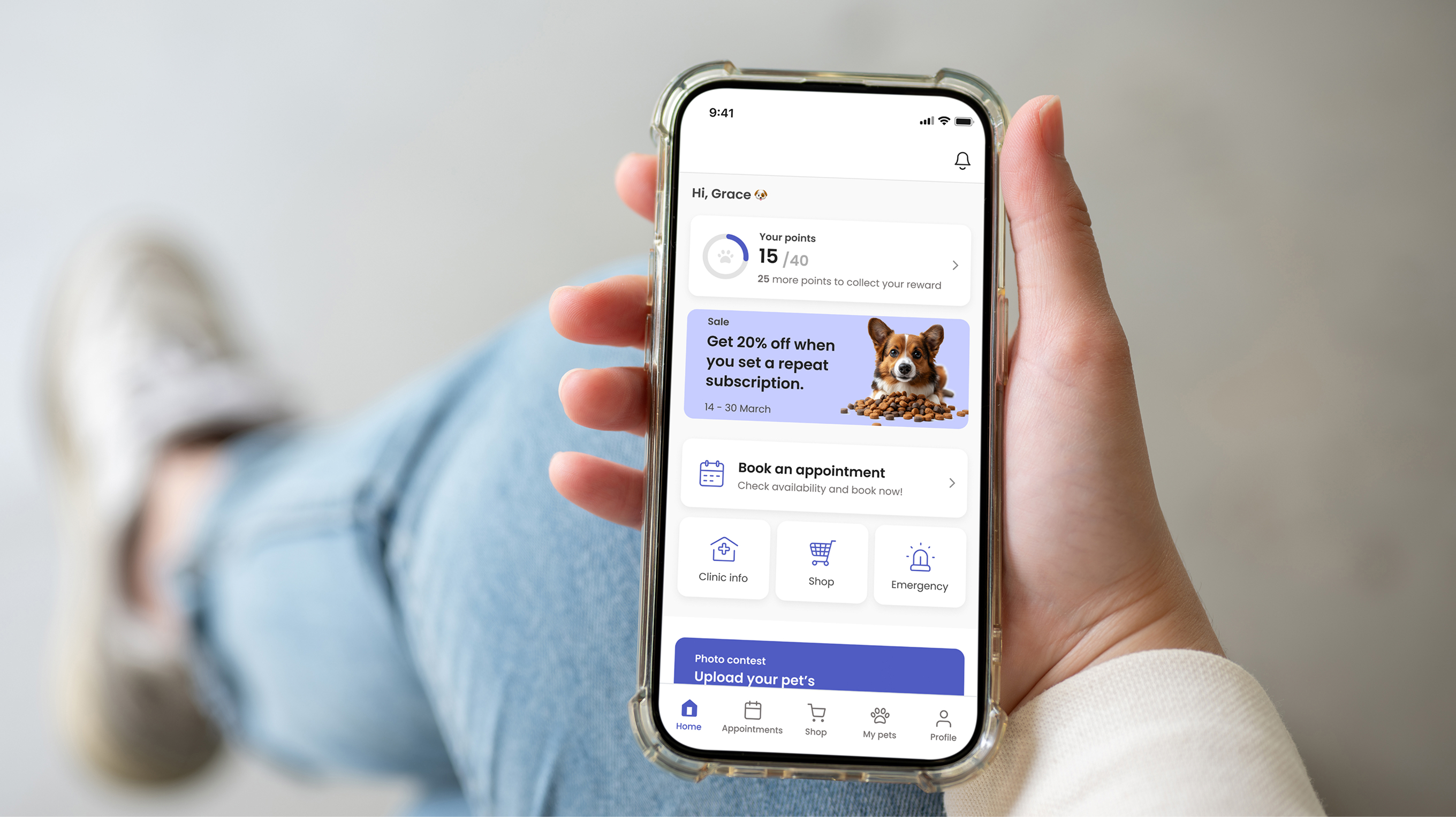 vetdetsk-mobile app screen secondary